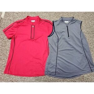 Greg Norman Women's Play Dry 2 1/4‎ Zip Shirts Large